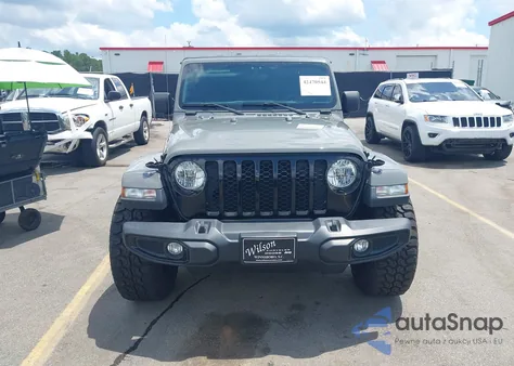 2023 Jeep Gladiator Willys 4X4 из США, поврежденный, VIN 1C6HJTAGXPL531557
